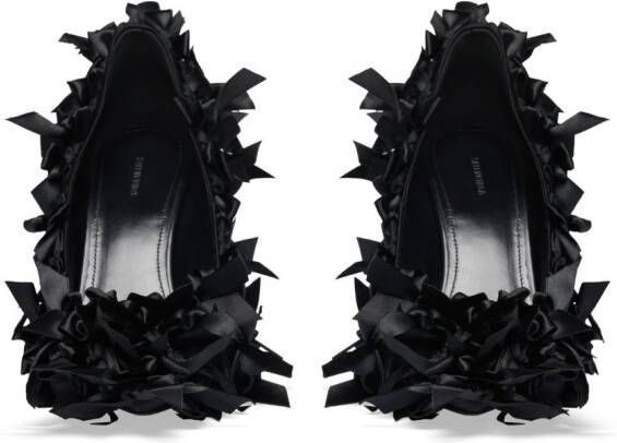 Balenciaga Marie-Antoinette 110mm bow-embellished pumps Black