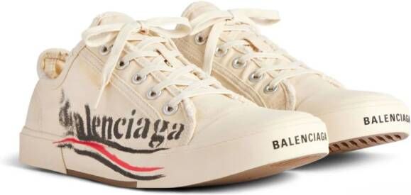 Balenciaga Paris canvas sneakers White