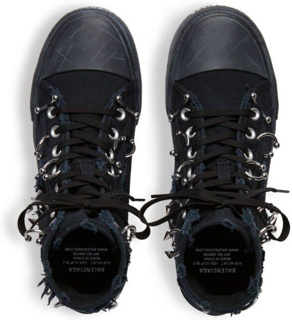 Balenciaga Paris high-top sneakers Black
