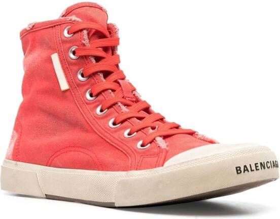 Balenciaga Paris high-top sneakers Red