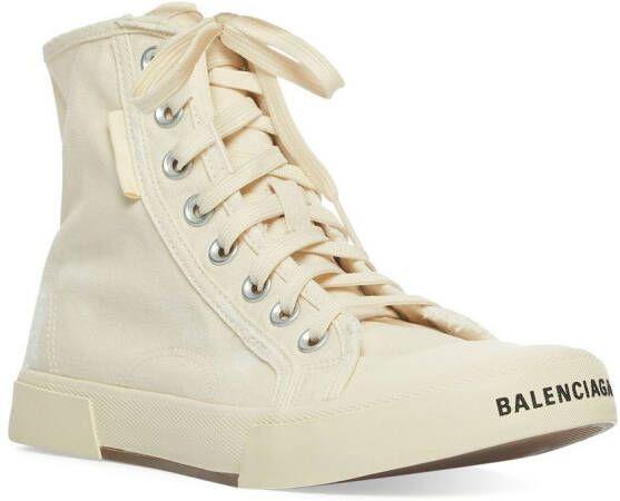 Balenciaga Paris high-top sneakers White
