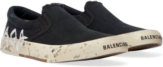 Balenciaga Paris slip-on sneakers Black