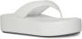 Balenciaga platform thong-strap sandals White - Thumbnail 2