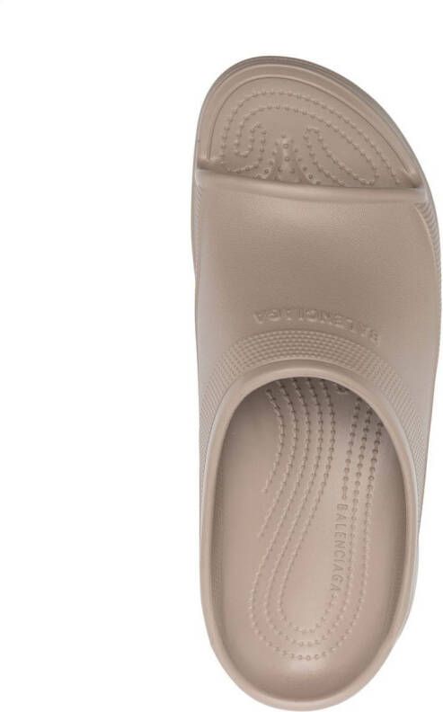 Balenciaga Pool Crocs™ slide sandals Neutrals