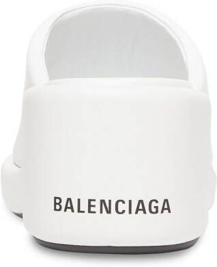 Balenciaga Rise wedge sandals White