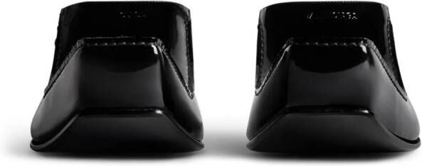 Balenciaga Romeo patent-leather mules Black