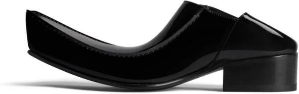 Balenciaga Romeo patent-leather mules Black