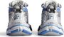 Balenciaga Runner distressed panelled sneakers Blue - Thumbnail 3