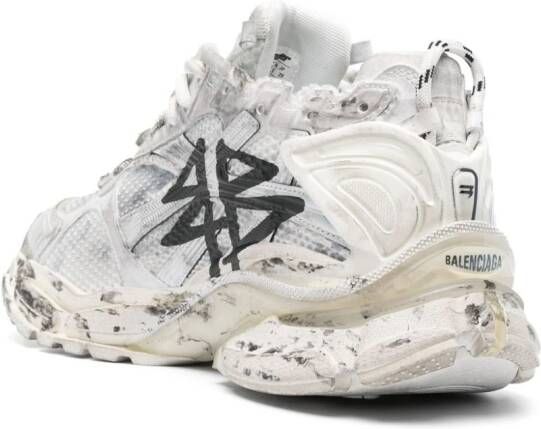 Balenciaga Runner graffiti-print sneakers Grey