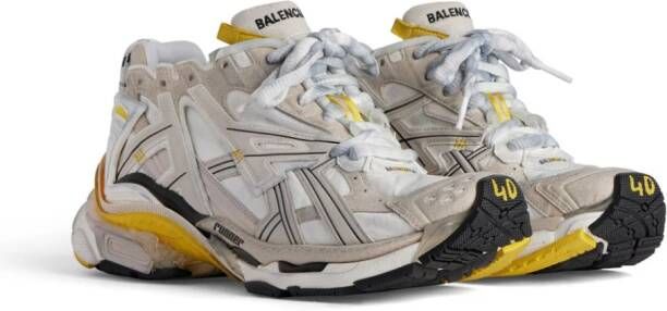 Balenciaga Runner low-top panelled sneakers Grey