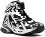 Balenciaga Runner panelled high-top sneakers Black - Thumbnail 2