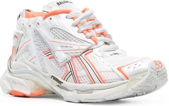 Balenciaga Runner two-tone sneakers White