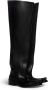 Balenciaga Santiago over-the-knee leather boots Black - Thumbnail 2