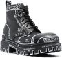 Balenciaga sketch-print leather ankle boots Black - Thumbnail 2