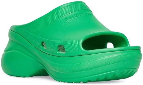 Balenciaga x Crocs™ pool slide sandals Green