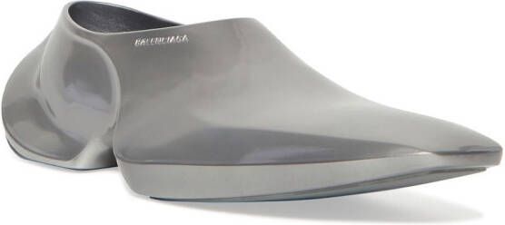 Balenciaga Space moulded shoes Silver