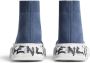 Balenciaga Speed 2.0 graffiti-print sneakers Blue - Thumbnail 4