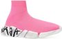 Balenciaga Speed 2.0 high-top sneakers Pink - Thumbnail 2