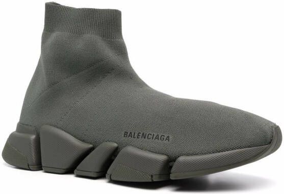 Balenciaga Speed 2.0 knitted sneakers Green