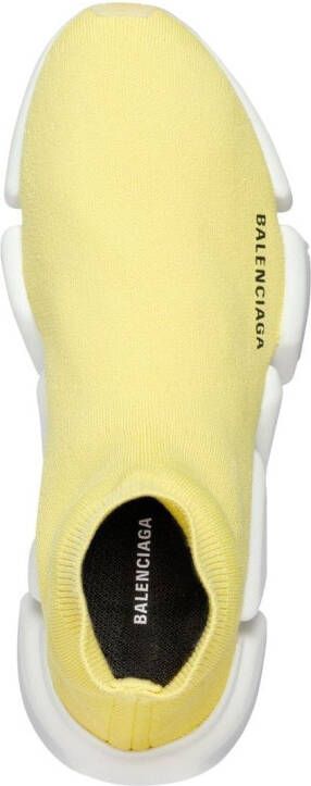 Balenciaga Speed 2.0 recycled-knit sneakers Yellow