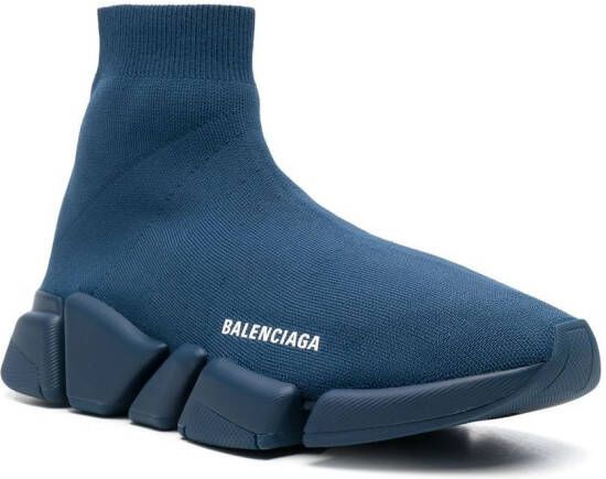 Balenciaga Speed 2.0 knitted sneakers Blue