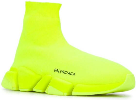 Balenciaga Speed 2.0 knitted sneakers Yellow