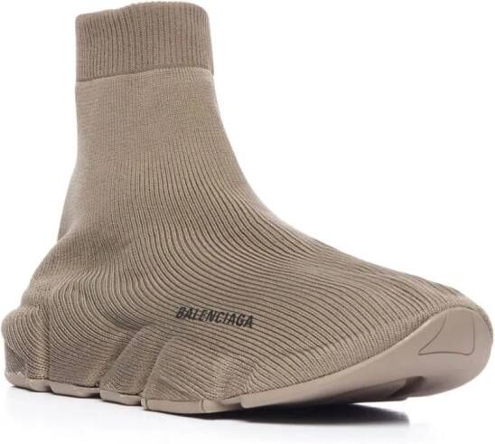 Balenciaga Speed knitted sneakers Neutrals
