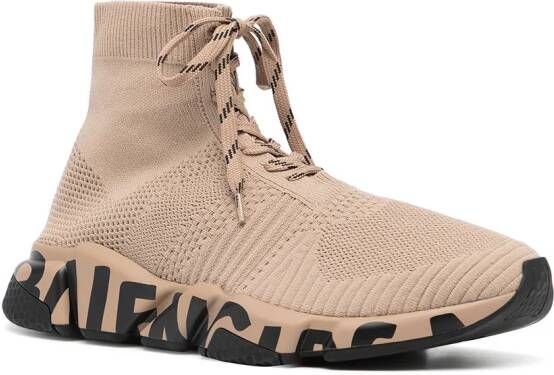 Balenciaga Speed lace-up sneakers Brown