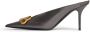 Balenciaga Square Knife 80mm leather mules Black - Thumbnail 5