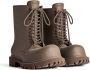 Balenciaga Steroid logo-embossed ankle boots Brown - Thumbnail 2