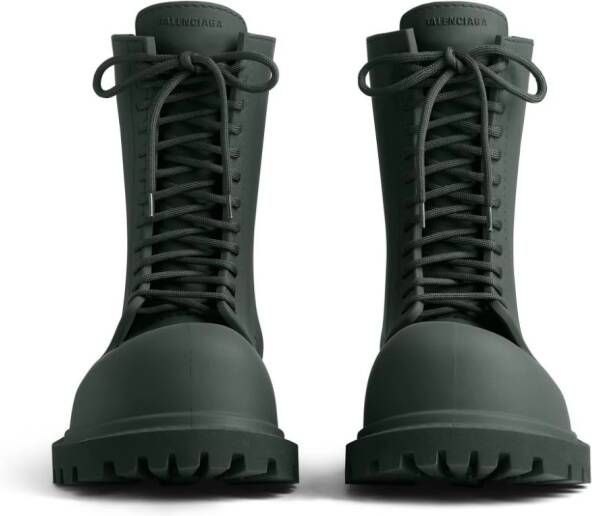 Balenciaga Steroid rubber boots Green