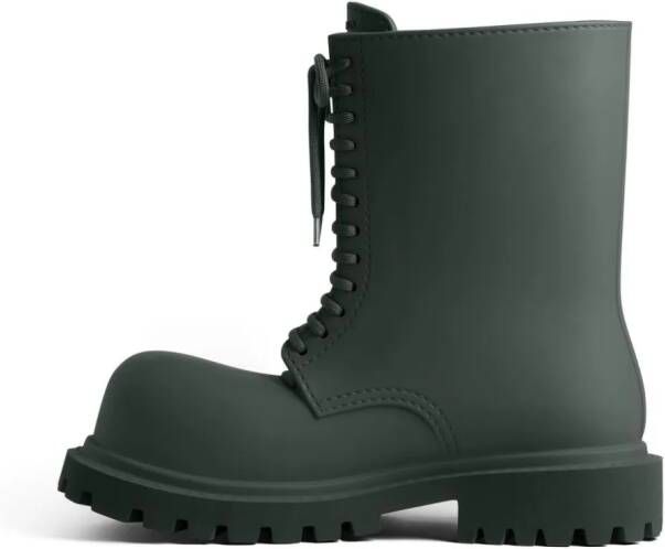 Balenciaga Steroid rubber boots Green