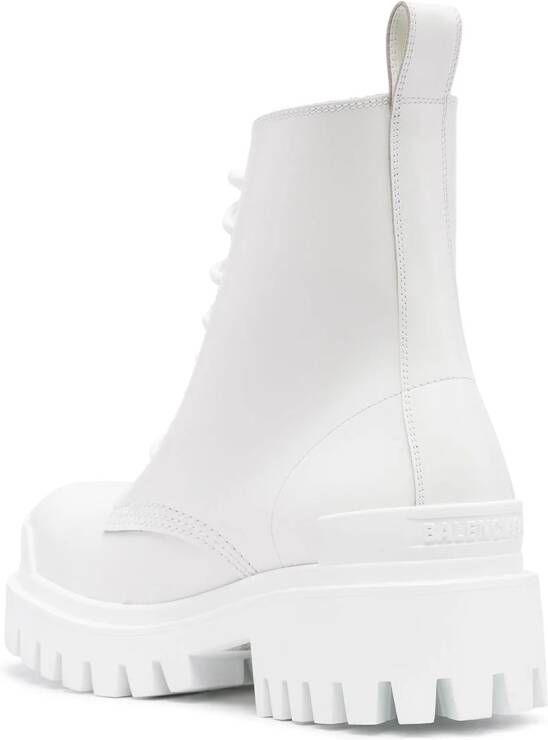 Balenciaga Strike 20mm boots White