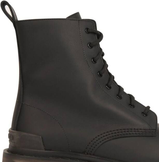 Balenciaga Strike leather boots Black