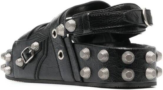 Balenciaga stud-embellishment open-toe sandals Black
