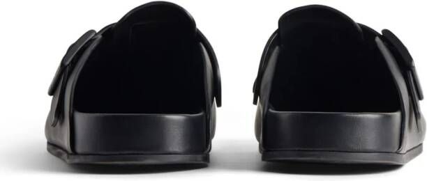 Balenciaga Sunday leather clogs Black