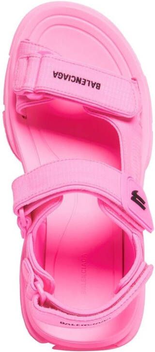 Balenciaga Tourist monocolor sandals Pink