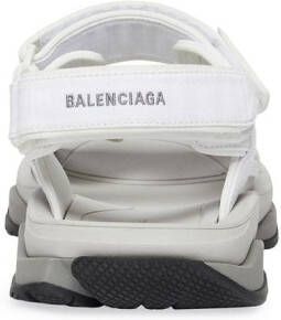 Balenciaga Tourist touch-strap open-toe sandals White