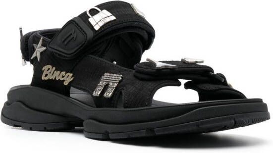 Balenciaga Tourist touch-strap sandals Black