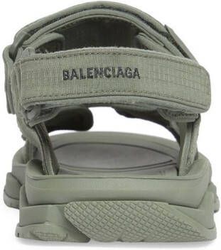 Balenciaga Tourist touch-strap sandals Green