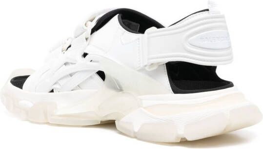 Balenciaga Track clear-sole sandals White