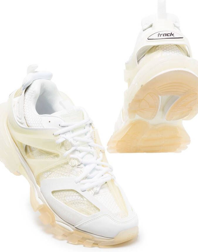 Balenciaga Track clear sole sneakers White