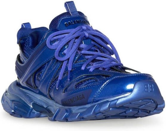 Balenciaga Track faux-leather sneakers Blue