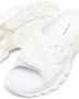 Balenciaga Track flat slide sandals White - Thumbnail 2