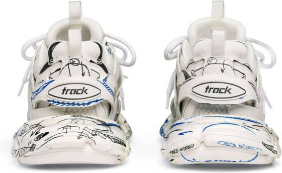 Balenciaga Track logo-print sneakers White