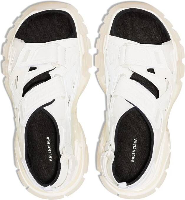 Balenciaga Track touch-strap sandals White