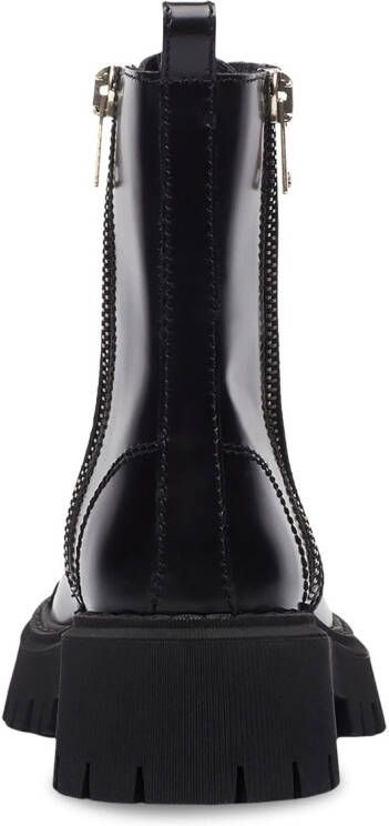 Balenciaga Tractor 20mm lace-up boots Black