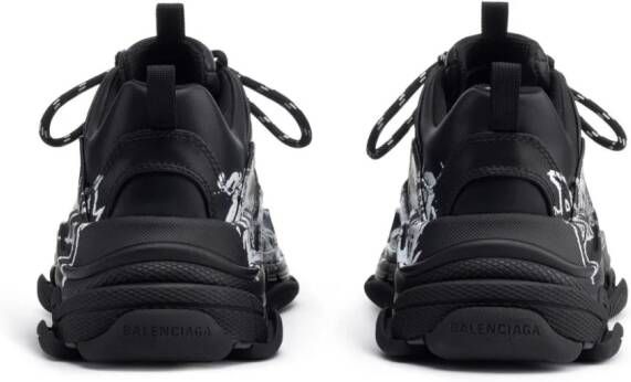 Balenciaga Triple S chunky sneakers Black