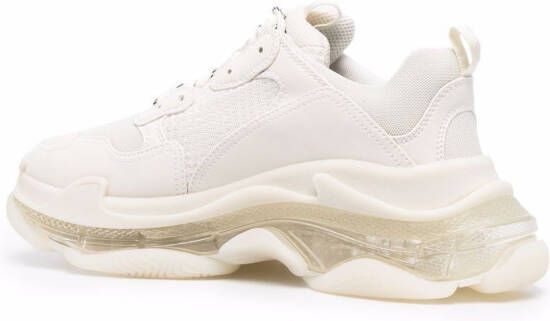 Balenciaga Triple S clear-sole chunky sneakers White