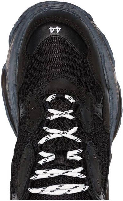 Balenciaga Triple S clear-sole sneakers Black